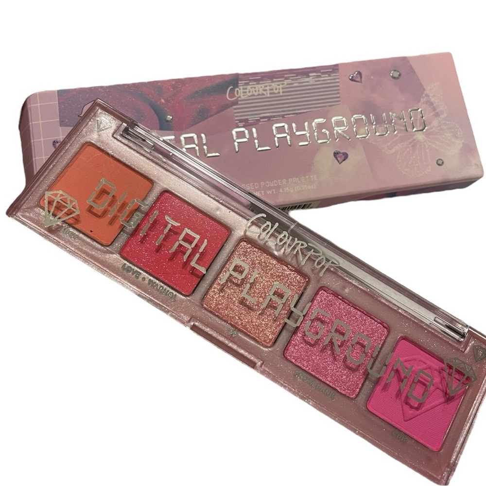 Colourpop Digital Playground Eyeshadow Palette - Orange, Pink, Rose Gold